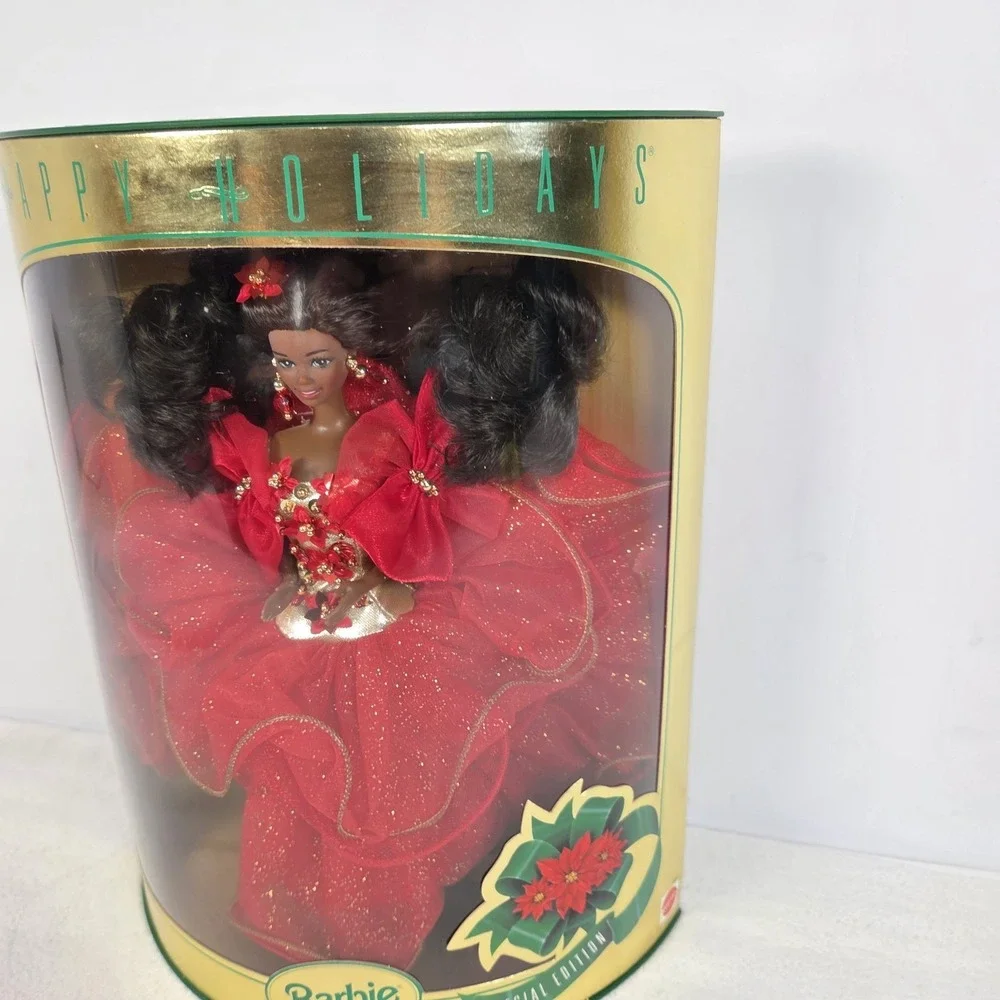 1993 Happy Holidays African American Barbie Doll Special Edition Mattel 10911